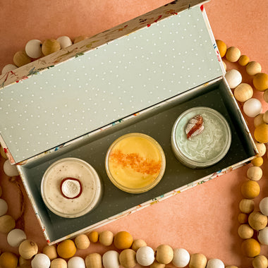 SUGAR SCRUB GIFT BOX -Toasted Coconut, Coastal Waters, Mango Sorbet